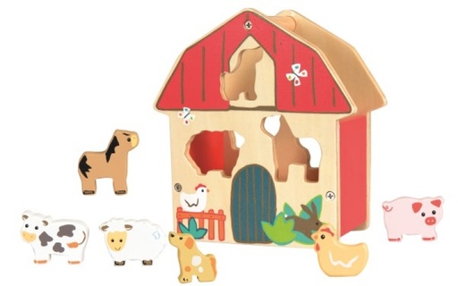 [EGM_511057] Boite à Formes Ferme Egmont toys (18 X 9 X 19 cm)