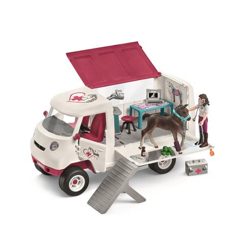 [SCH_42439] Vétérinaire mobile avec poulain hanovrien (Schleich)