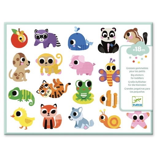 [DJE_DJ09084] Stickers des petits Bébés animaux Djeco