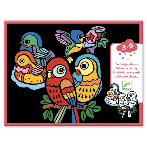 [DJE_DJ09099] Coloriage des petits Bébés oiseaux Djeco