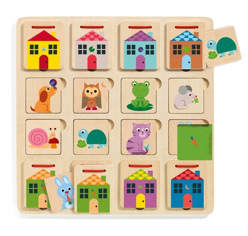 [DJE_DJ01520] Puzzles éducatif bois Cabanimo Djeco
