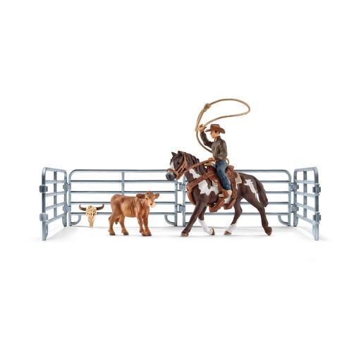 [SCH_41418] Capture Au Lasso Avec Un Cowboy (Farm World Schleich)