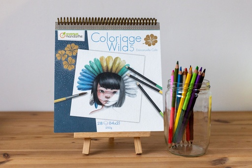[CHO_GY120] Carnet de coloriage Wild 5
