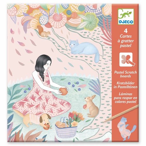 [DJE_DJ09738] Cartes à gratter  Le pique-nique Djeco