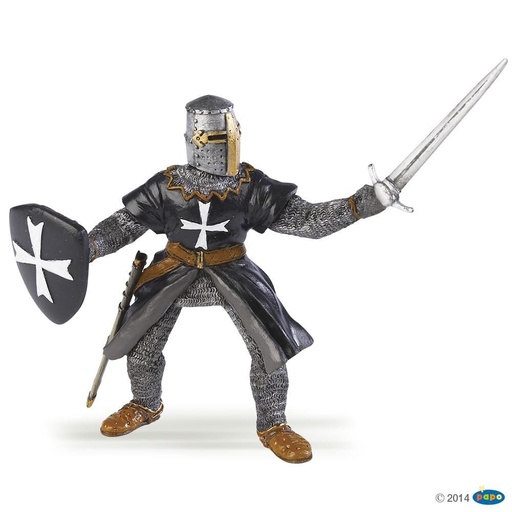 [PAP_39938] Chevalier hospitalier à l'épée, Figurine du Monde Médiéval Papo