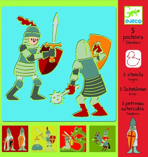[DJE_DJ08859] Chevaliers (Pochoirs Djeco)