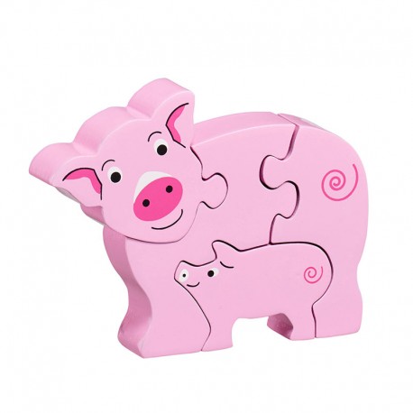 [PAC_SJ12] Puzzle Cochon Maman Et Bébé Lanka Kade