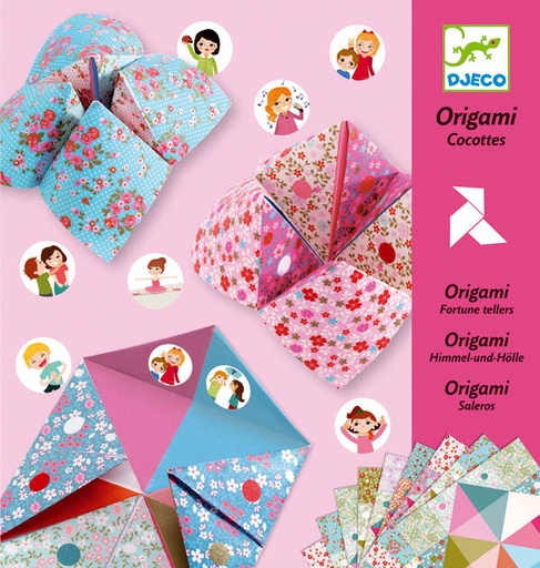 [DJE_DJ08773] Origami Cocottes à gages - Fleurs Djeco
