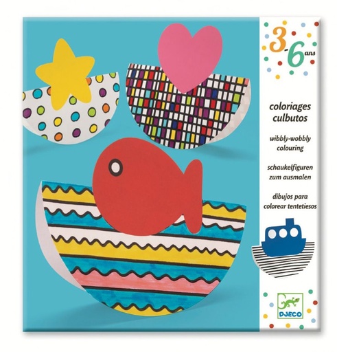 [DJE_DJ08940] Coloriages culbutos  (Activités Scolaires Djeco)