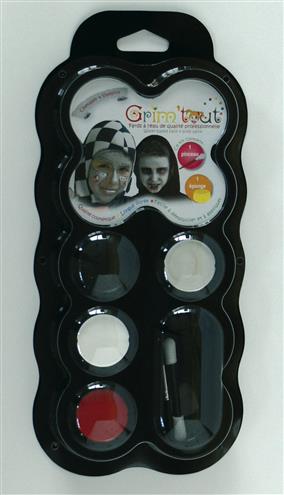 [MAC_GT41218] Palette chevalier et vampire - 4 Couleurs Grim'tout