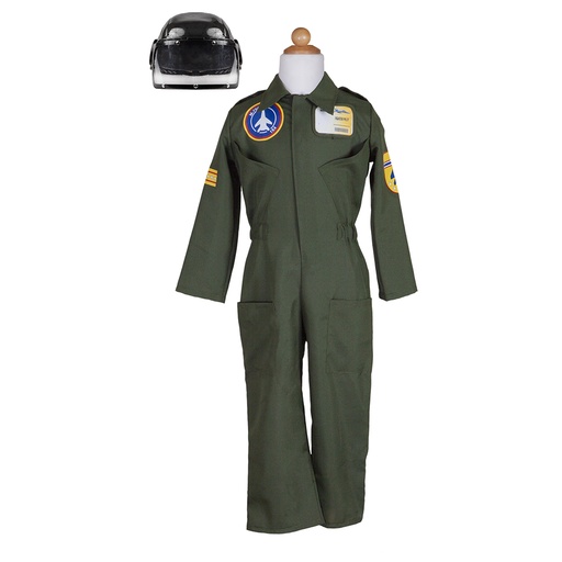 [GRP_81905] Combinaison de pilote Air force avec accessoires / 5-6 ans