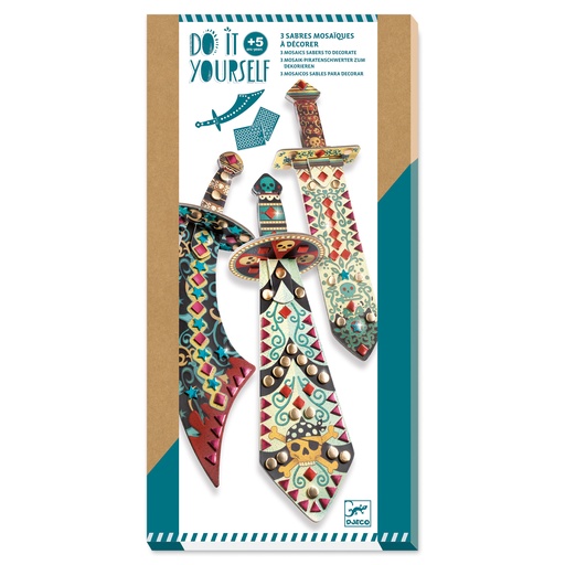 [DJE_DJ07902] DIY - Mosaïques & Stickers Comme un pirate Djeco