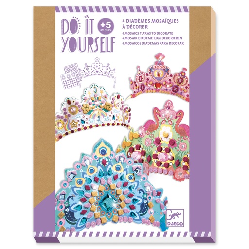 [DJE_DJ07901] DIY - Mosaïques & Stickers Comme une princesse Djeco