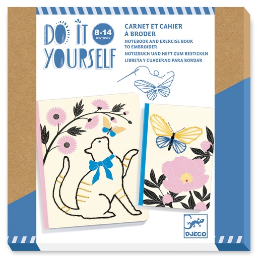 [DJE_DJ07970] DIY - Carnet à broder Jardin poétique