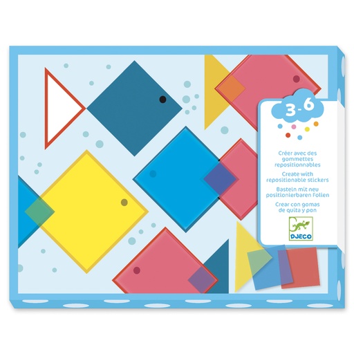 [DJE_DJ08975] Collages des petits Des carrés magiques Djeco