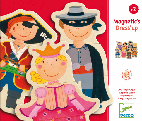[DJE_DJ03112] Magnétiques bois Dress'up Djeco