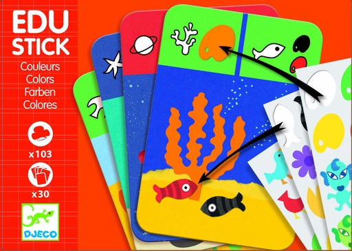 [DJE_DJ08376] Eduludo Edu stick Couleurs