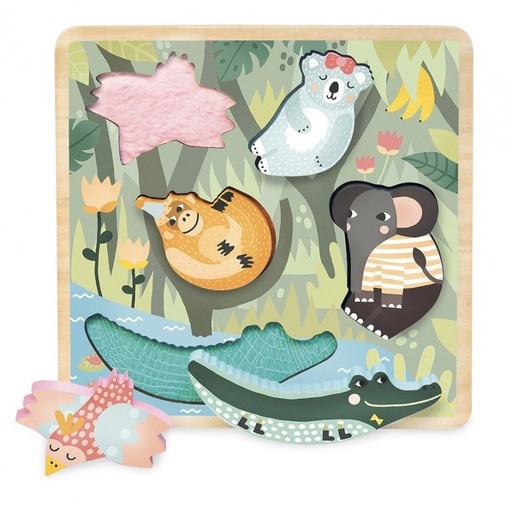 [VIL_8502] Encastrement tactile Jungle Michelle Carlslund (Vilac)