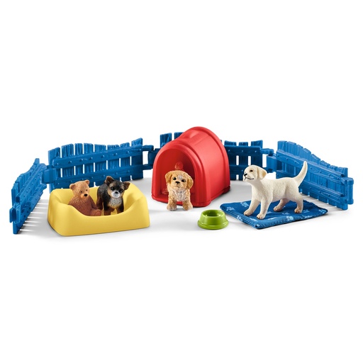 [SCH_42480] Enclos À Chiots (Farm World Schleich)