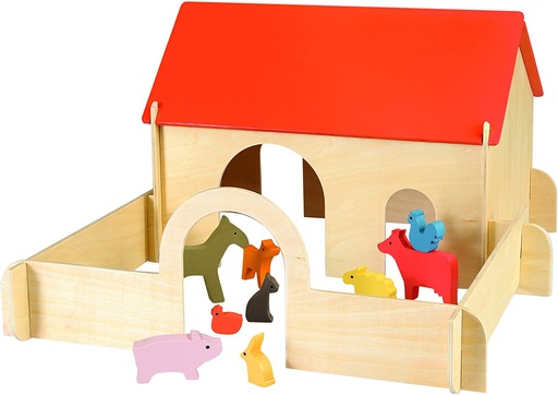 [EGM_511052] Ferme en Bois Egmont toys (43 X 53 X 24 cm)