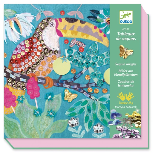 [DJE_DJ09521] Tableaux de sequins Flamboyants Djeco