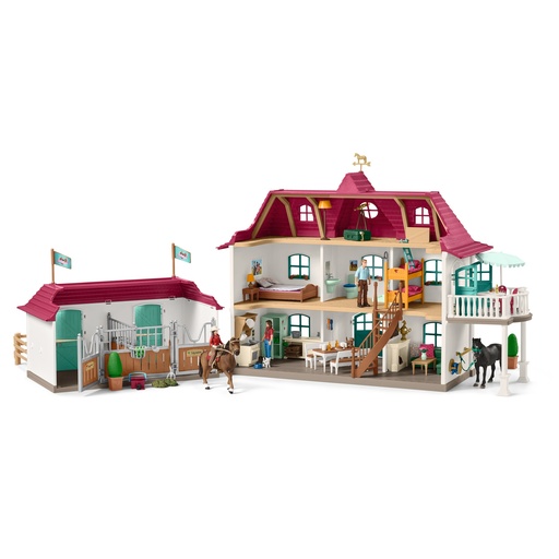 [SCH_42416] Grand Centre Equestre Avec Habitation Et Ecurie  (Horse Club Schleich)