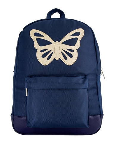 [CAR_Sacados001] Grand sac à dos Papillon bleu (Caramel & Cie)