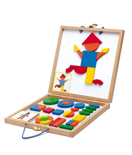 [DJE_DJ03130] Magnétiques bois Géoforme Djeco